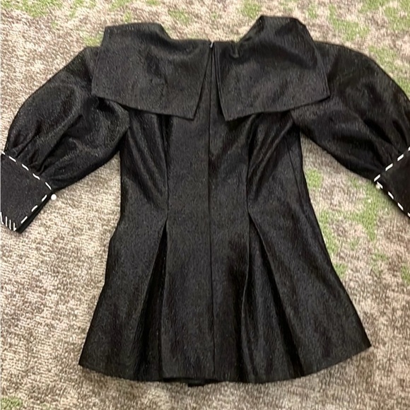 🖤Amy Store, Incredible and Perfect, Unique Peplum Blouse, Size Medium - Picture 6 of 7